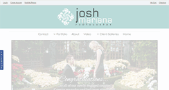 Desktop Screenshot of joshmarianaphotography.com